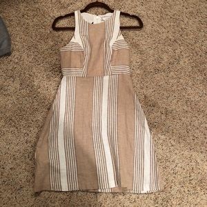 BCBG nude dress